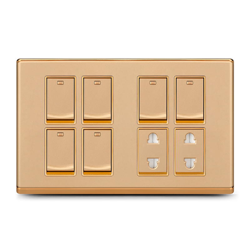 6 gang+2 socket